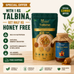 Buy Talbina 1kg Online India + FREE Multi Flora Honey 500g | Aetmaad